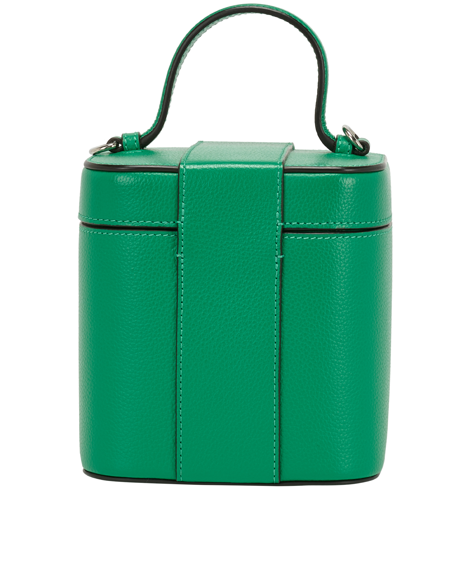 Vanity Case Crossbody Bag, &pound;450, Handbags, Green, Leather, Back view